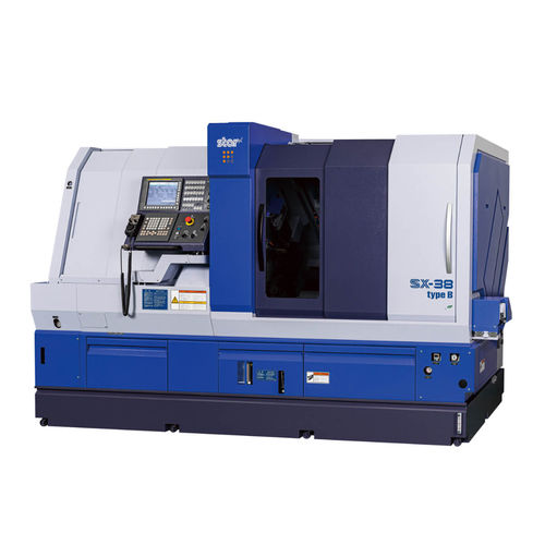 Torno tipo suíço CNC - SX-38 - Star Micronics Machine Tools - de 3 eixos / de quatro fusos / para furação