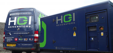 Grupo gerador de energia a diesel - BRUSH Group - a gás / trifásico / em contêiner