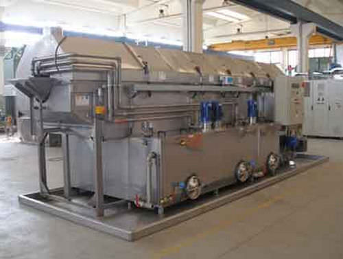 Máquina de limpeza de água - Mod. 490 - Caber Impianti - com solvente / a jato de água / automática