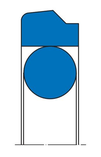 Anel O-ring - OMK-E - Simrit - em elastômero / de pistão