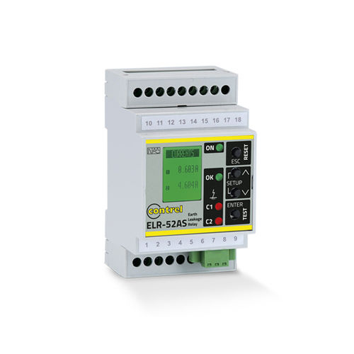 Relé de proteção de fuga à terra - ELR-52AS - Contrel elettronica - de corrente / CA / para trilho DIN