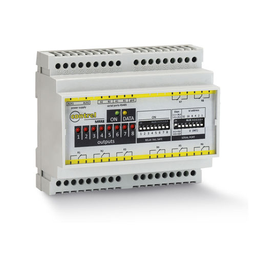 Módulo de saída RS-485 - MR-R8 - Contrel elettronica - MODBUS / com 8 saídas / com saída de relé