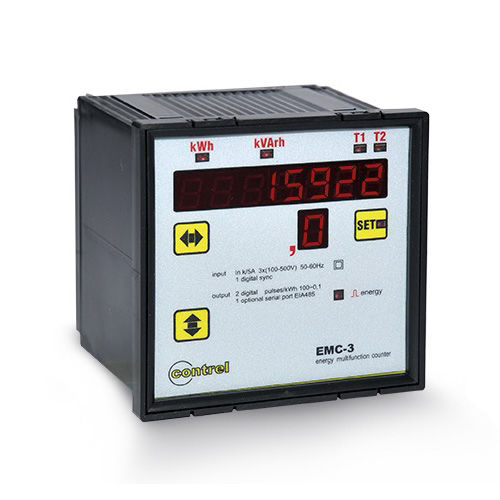 Medidor de energia elétrica trifásico - EMC-3B - Contrel elettronica - para montagem em painel / 60 Hz / 50 Hz