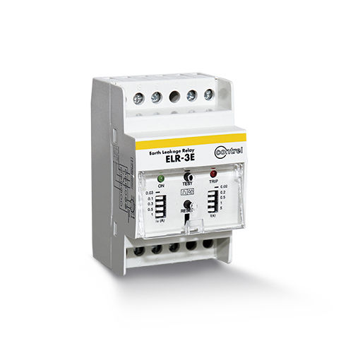 Relé de proteção de fuga à terra - ELR-3E series - Contrel elettronica - 2 NA/NF / CA / CC