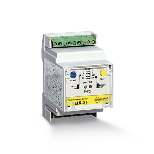 Relé de proteção de fuga à terra - ELR-3F series - Contrel elettronica - 2 NA/NF / CA / CC