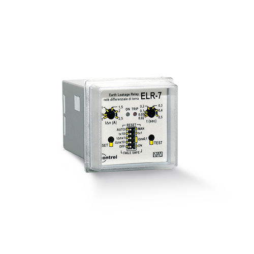 Relé de proteção de fuga à terra - ELR-7 series - Contrel elettronica - 2 NA/NF / CA / CC