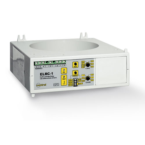 Relé de proteção de fuga à terra - ELRC-1 series - Contrel elettronica - 1 NA/NF / para montagem em painel / para trilho DIN