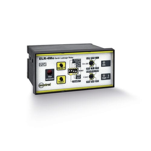 Relé de proteção de fuga à terra - ELR-4 series - Contrel elettronica - 2 NA/NF / para montagem em painel / para trilho DIN