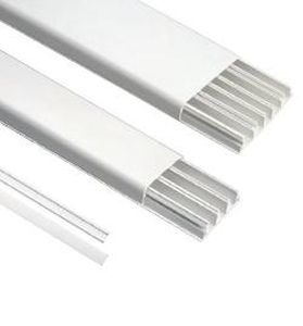 Canaleta para cabos - max. 130 x 28 mm | 20 series  - Elettrocanali - em PVC / moldura e rodapé