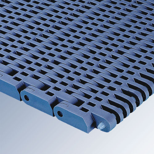 Correia transportadora modular - E40 series - Afher Eurobelt - perfurada / em polipropileno / industrial