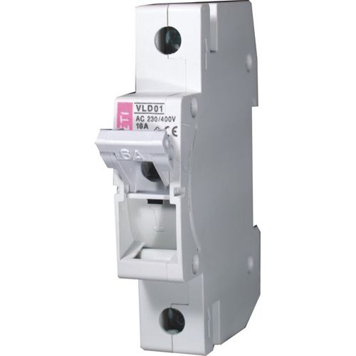 Chave seccionadora de baixa tensão - 002261001 - ETI - com fusíveis tipo D0 / modular / para trilho DIN