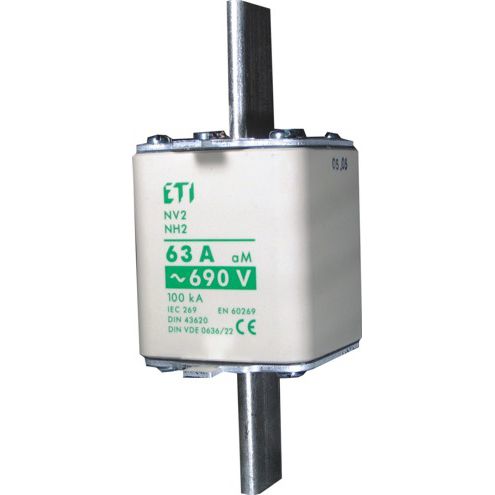 Fusível NH - 004181412 - ETI - Classe aM / de baixa tensão / para motor elétrico