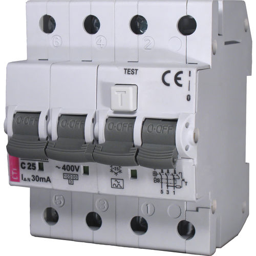 Interruptor diferencial residual 2 polos - 002174726 - ETI - em trilho DIN / compacto