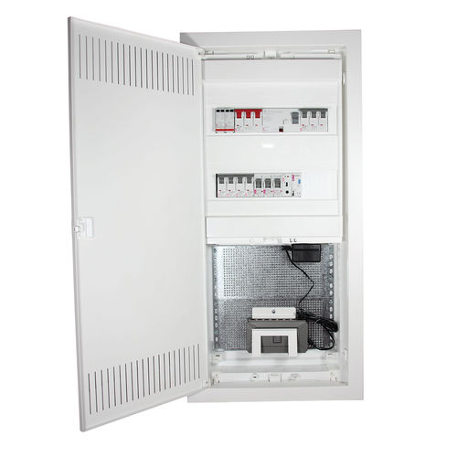 Caixa de montagem para distribuição elétrica - ECG COMBO Series - ETI - para montagem nivelada com superfície / retangular / modular