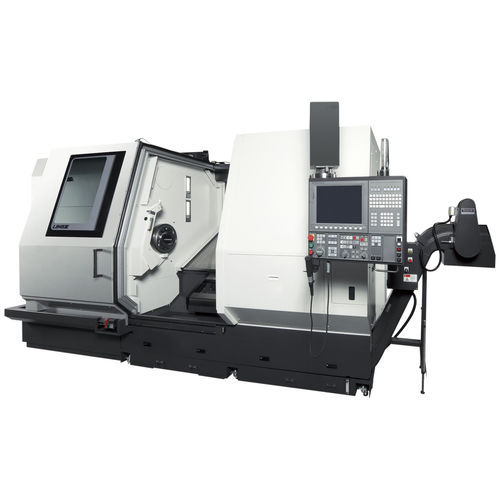 Torno CNC - LB45III - OKUMA EUROPE GMBH - horizontal / de 2 eixos / 12 ferramentas