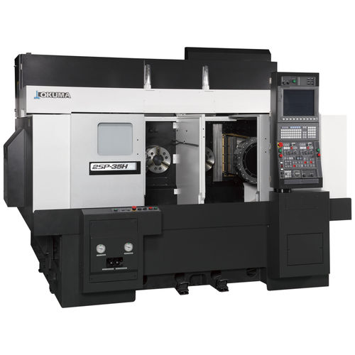 Torno CNC - 2SP-35H - OKUMA EUROPE GMBH - horizontal / de dois fusos / 12 ferramentas