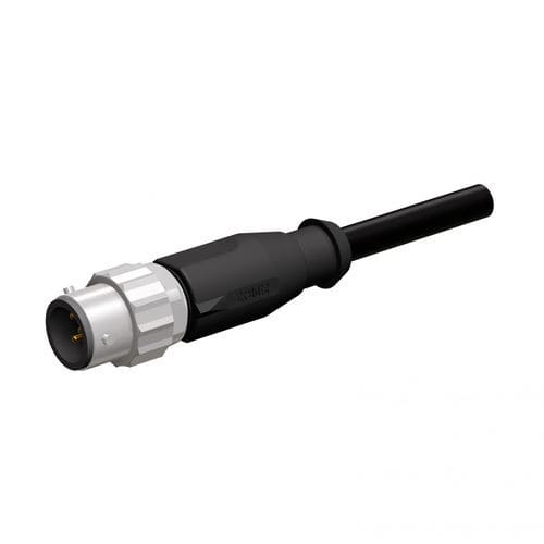 Conector M12 código A - CONEC Elektronische Bauelemente GmbH - de dados / sobreinjetado / redondo