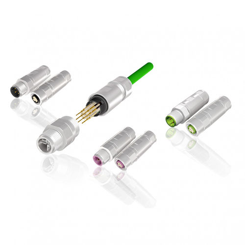 Conector de dados - CONEC Elektronische Bauelemente GmbH - Ethernet / de crimpar / M12