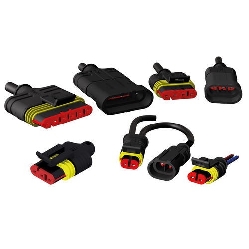 Conector de dados - Superseal  - CONEC Elektronische Bauelemente GmbH - para veículo de obras / para trator / para escavadeira