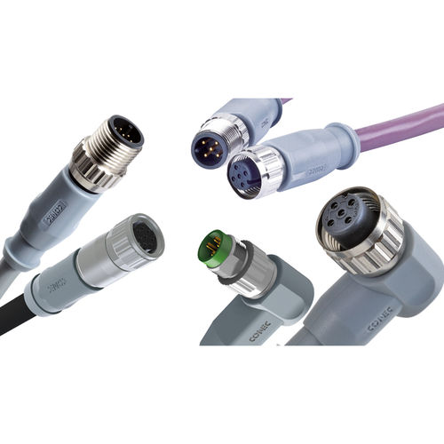 Conector de dados - CONEC Elektronische Bauelemente GmbH - DIN / sobreinjetado / fêmea