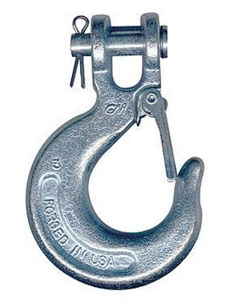 Gancho de elevação - G43 series - CM Industrial Products - com engate boca de lobo / com trava de segurança / em aço