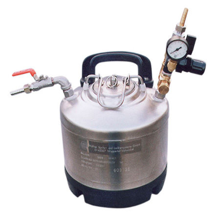 Tanque para materiais de baixa viscosidade - MDG 10 VA - Walther Pilot - em aço inoxidável / de pressão / leve