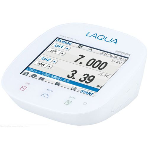 Condutivímetro portátil - DS-72 - HORIBA Process & Environmental - com compensação automática de temperatura / com display LCD / de processo