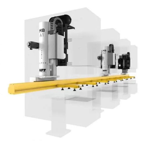 Alimentador pneumático - Monobar 80 - AP&T - por via mecânica / modular