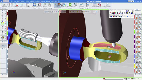 Software de qualidade - 5-Axis Milling - GibbsCAM - de programação / de simulação / de modelagem