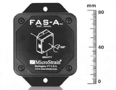Sensor de inclinação de 1 eixo - FAS-A® - MicroStrain - de 2 eixos / analógico / inercial