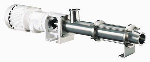 Bomba de parafuso excêntrico - Moyno - de lama / para produtos alimentares / com motor elétrico