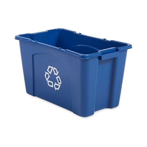 Caixa de coleta seletiva - FG571 - Rubbermaid - em material plástico / empilhável