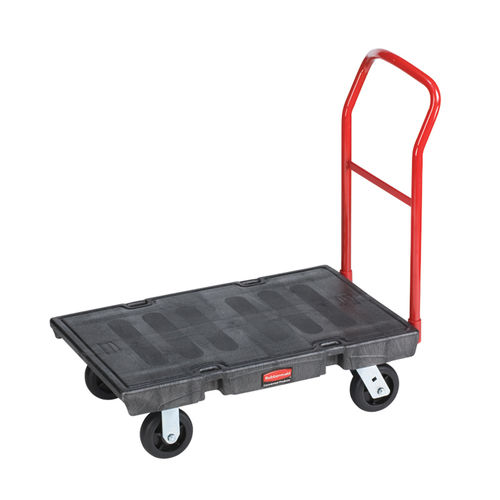 Carrinho de movimentação - FG440300BLA - Rubbermaid - metálico / com plataforma / para cargas pesadas