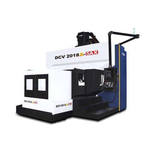 Centro de usinagem CNC de 3 eixos - DCV2018A-5AX - YCM (Yeong Chin) - vertical / tipo pórtico / de coluna dupla
