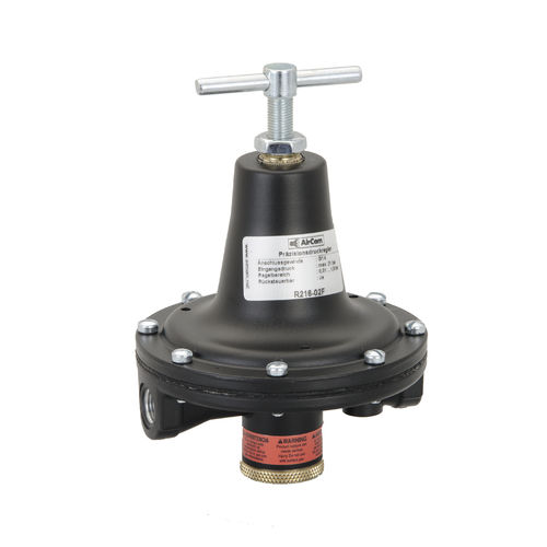 Regulador de pressão para ar comprimido - R216 series - AirCom Pneumatic - de membrana / de simples estágio / industrial