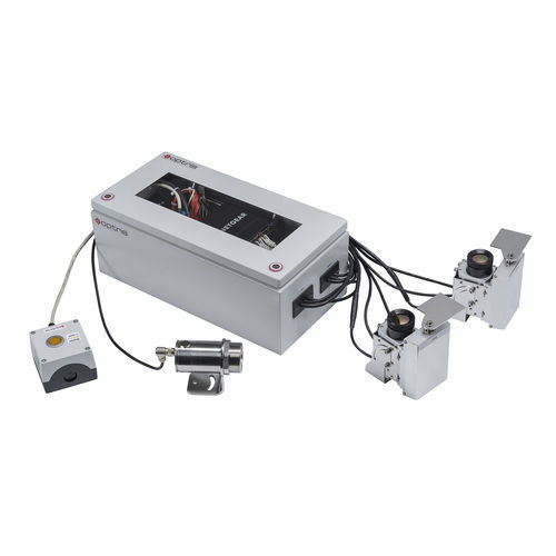 Sistema de inspeção com câmera de infravermelho - GIS 640i G7 series - Optris GmbH & Co. KG - de medição / para superfícies de vidro / para a indústria do vidro