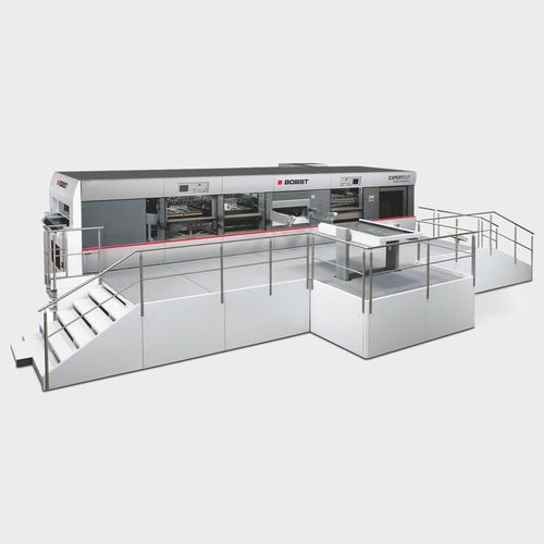 Máquina de corte com saca-bocados - EXPERTCUT 145 PER - BOBST - para papelão / para papel / CNC