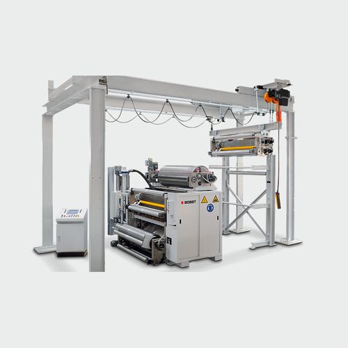 Máquina de laminar a vácuo - MF250 - BOBST - compacta / manual
