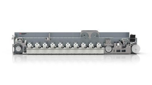 Impressora flexográfica em linha - MASTER M5 - BOBST - para filme plástico / para papel / para caixas de papelão
