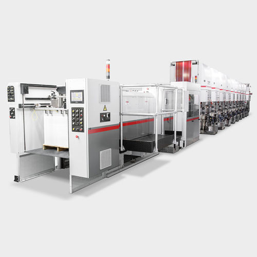 Impressora offset plana - LEMANIC® DELTA - BOBST - de grande formato / por via úmida / de 8 cores