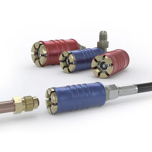 Engate rápido - WEH® TW111 - WEH GmbH Verbindungstechnik - para líquido de arrefecimento / UNF / de latão