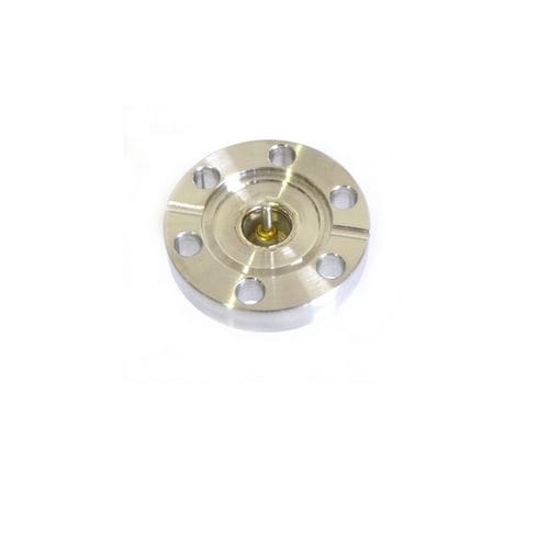 Conexão passa-muro para cabo coaxial - 242-SMA50-C16 - Allectra.com - para cabo de alta frequência / para flange / de vácuo