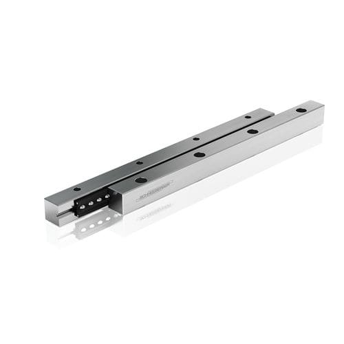 Guia linear com patim - R series - SCHNEEBERGER AG Linear Technology - de rolos cruzados / de esferas / em aço inoxidável