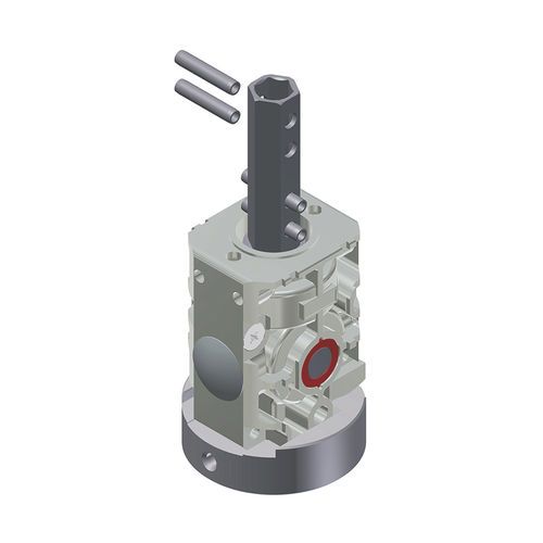 Redutor de engrenagens cônicas - 3056 - Ketterer - de eixos ortogonais / 5–10 Nm / compacto