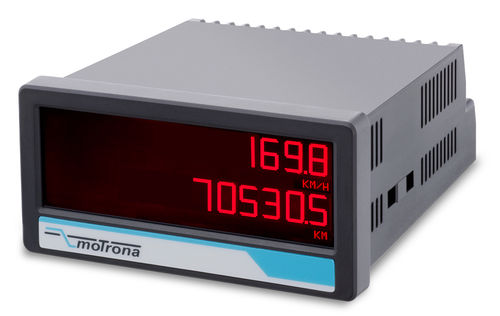 Indicador de canal duplo - MX355 touchMATRIX® - motrona - de posição / de velocidade / de frequência