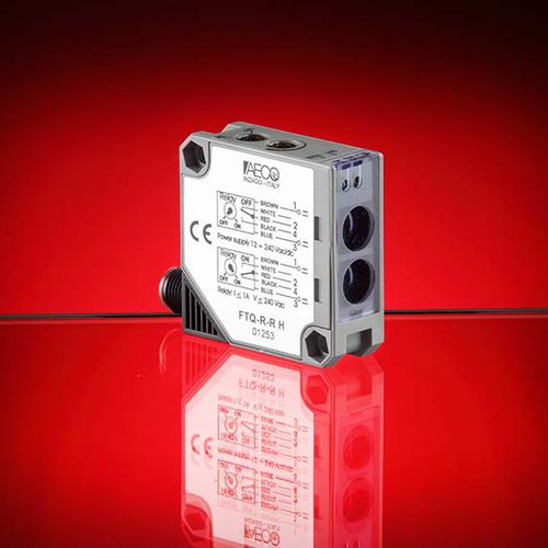 Sensor fotoelétrico tipo retrorreflexivo - FTQSP series - AECO - retangular / infravermelho / de plástico