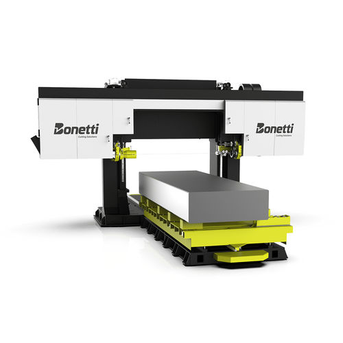 Serra de fita - ALUSLICING - BONETTI Cutting Solutions - para alumínio / automática / de coluna dupla
