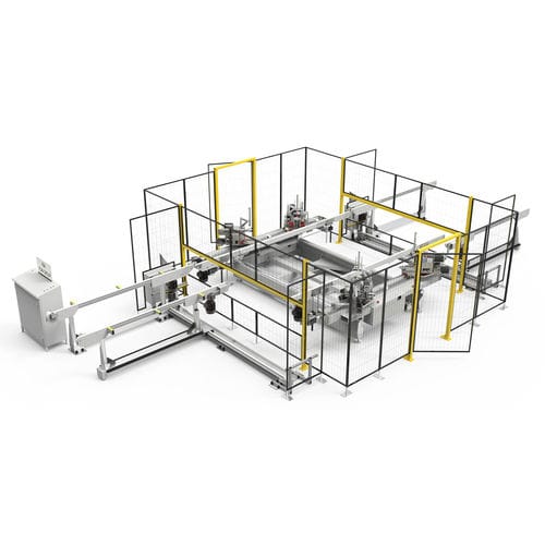Recravadeira de cantos com 4 cabeças - EVER THETA A - Fom Industrie Aluminium Working Machinery - para perfis de alumínio / automática / eletro-hidráulica