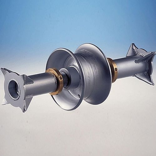 Rolo para cabos - M-9-3-4 - MECCANICA NICOLETTI - de posicionamento / funcionamento horizontal / em aço galvanizado