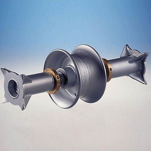 Rolo para cabos - M-9-7-12 - MECCANICA NICOLETTI - de posicionamento / funcionamento horizontal / em aço galvanizado